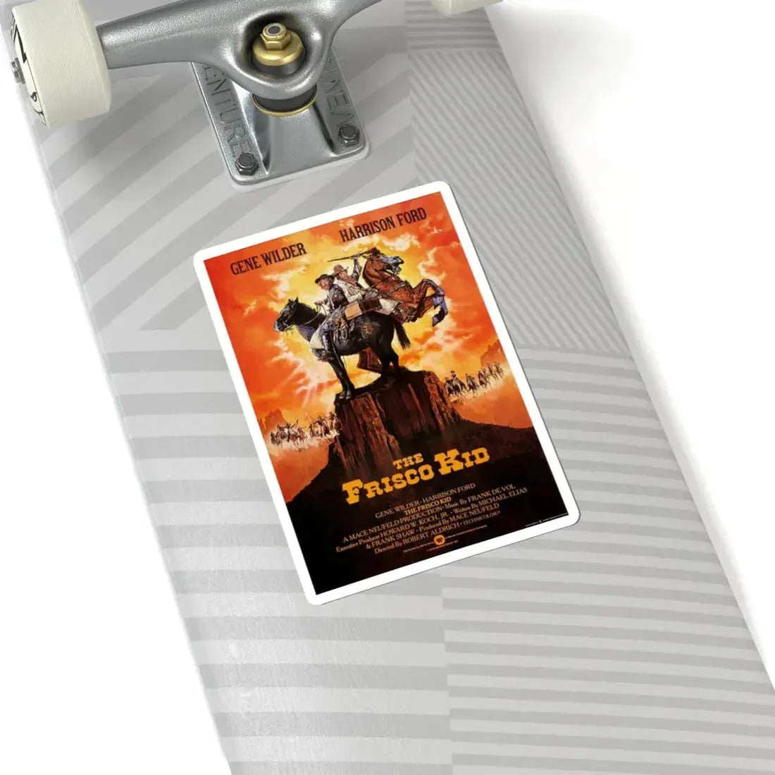 The Frisco Kid 1979 Movie Poster - STICKER Vinyl Kiss-Cut Decal - The Sticker Space