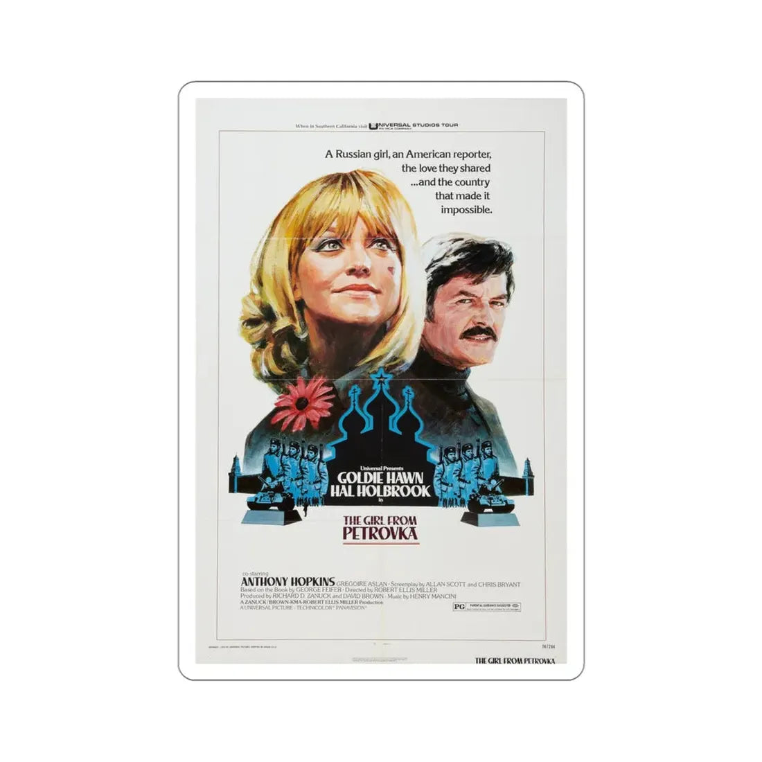 The Girl From Petrovka 1974 Movie Poster STICKER Vinyl Die-Cut Decal 4 Inch - The Sticker Space