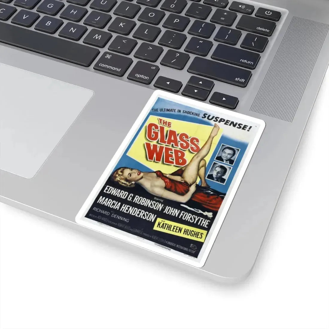 The Glass Web 1953 Movie Poster - STICKER Vinyl Kiss-Cut Decal - The Sticker Space