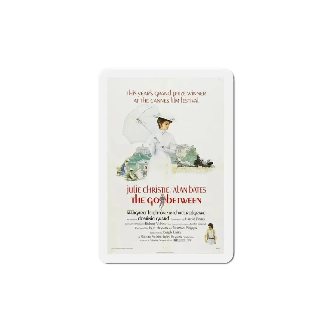 The Go Between 1971 Movie Poster Refrigerator Magnet 6 Inch - The Sticker Space