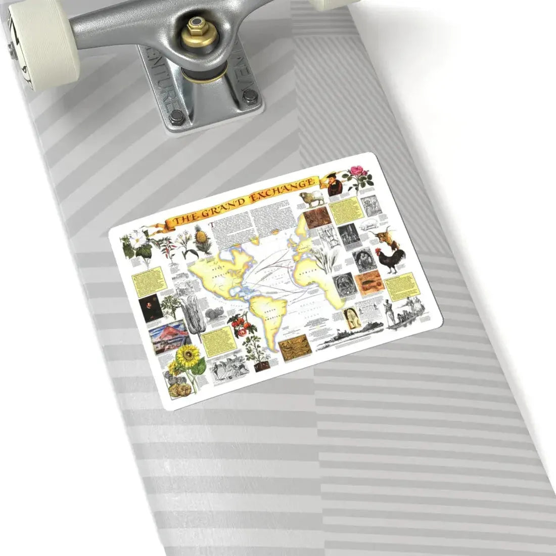 The Grand Exchange (1992) (Map) STICKER Vinyl Kiss-Cut Decal - The Sticker Space