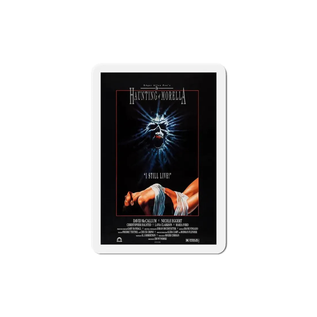 The Haunting of Morella 1990 Movie Poster Refrigerator Magnet 6 Inch - The Sticker Space