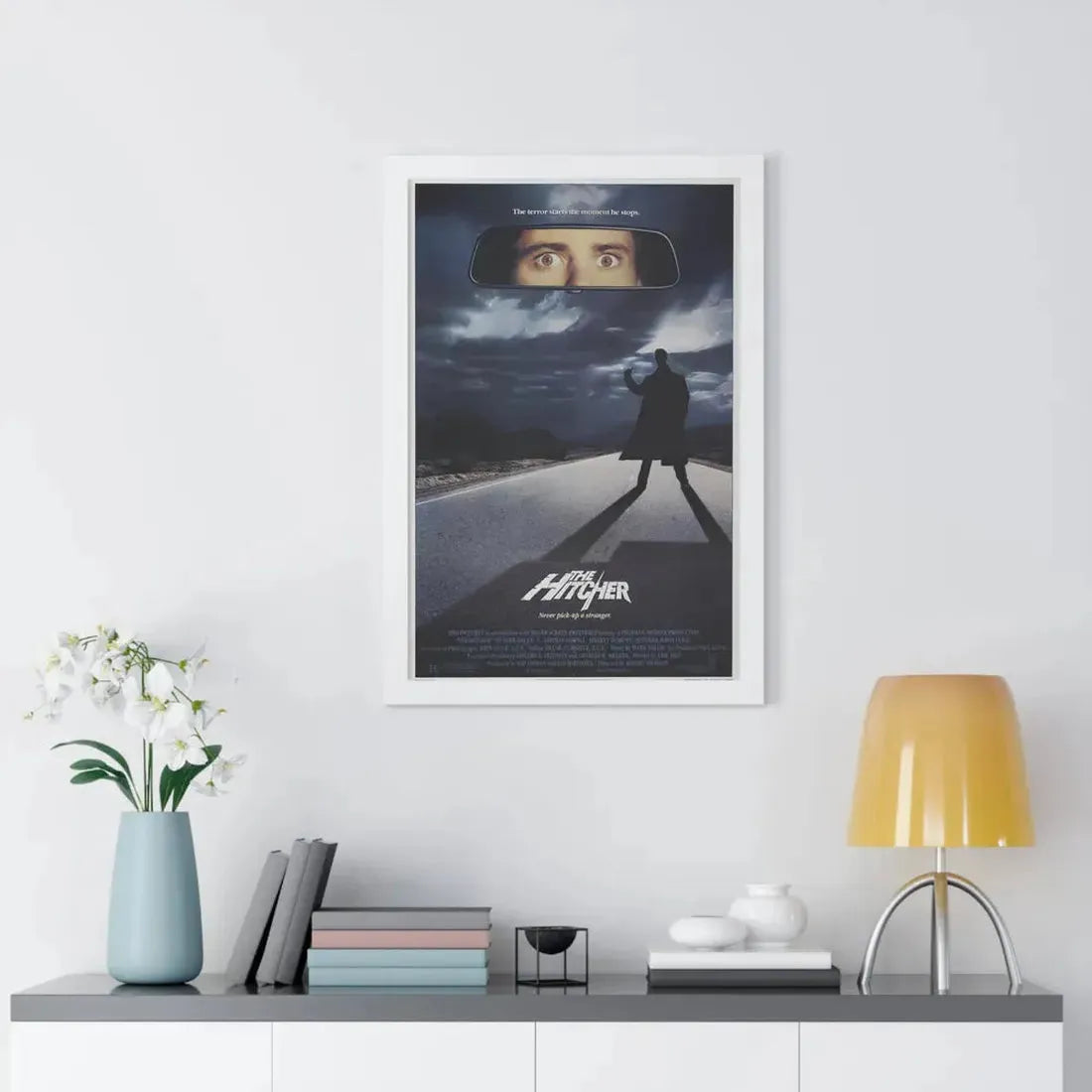 THE HITCHER 1986 - Framed Movie Poster - The Sticker Space