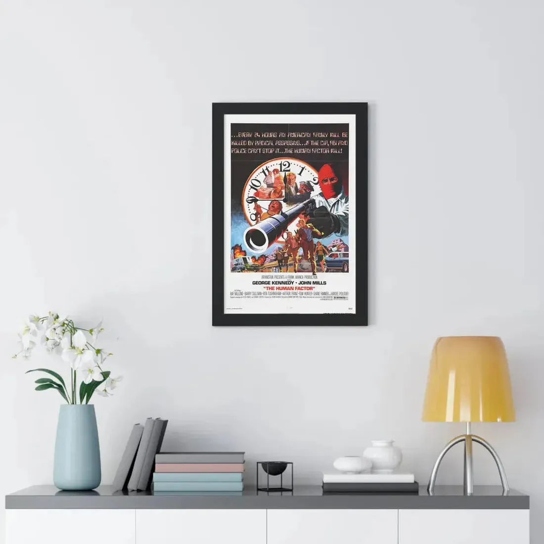 THE HUMAN FACTOR 1979 - Framed Movie Poster - The Sticker Space