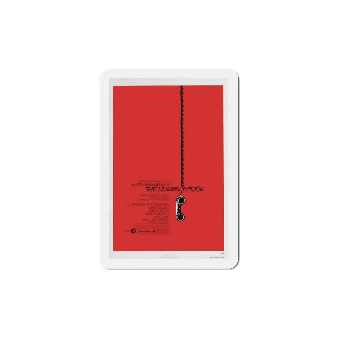 The Human Factor 1979 Movie Poster Refrigerator Magnet 5 Inch - The Sticker Space