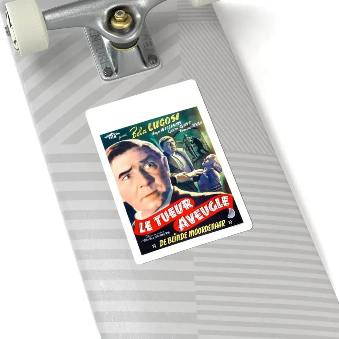 THE HUMAN MONSTER (BELGIAN) 1939 Movie Poster - STICKER Vinyl Kiss-Cut Decal - The Sticker Space