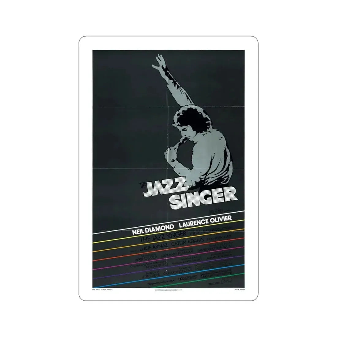 The Jazz Singer 1980 Movie Poster STICKER Vinyl Die-Cut Decal 5 Inch - The Sticker Space