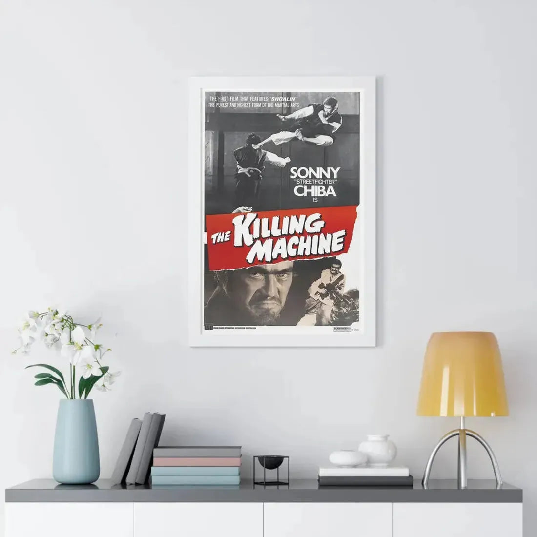 THE KILLING MACHINE 1975 - Framed Movie Poster - The Sticker Space