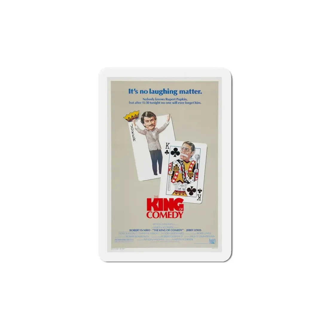 The King of Comedy 1983 Movie Poster Refrigerator Magnet 6 Inch - The Sticker Space
