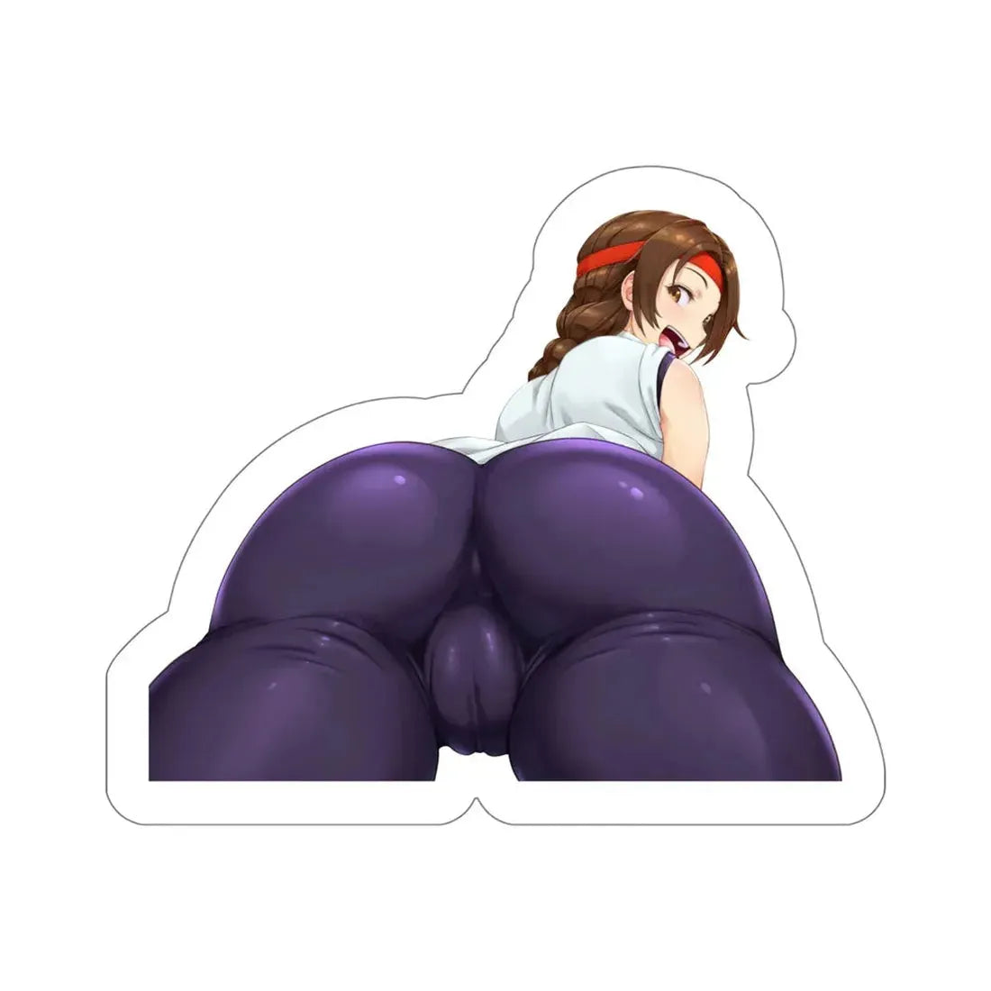 The King of Fighters - Yuri Sakazaki (Anime/Ecchi/Waifu) STICKER Vinyl Die-Cut Decal 5 Inch - The Sticker Space