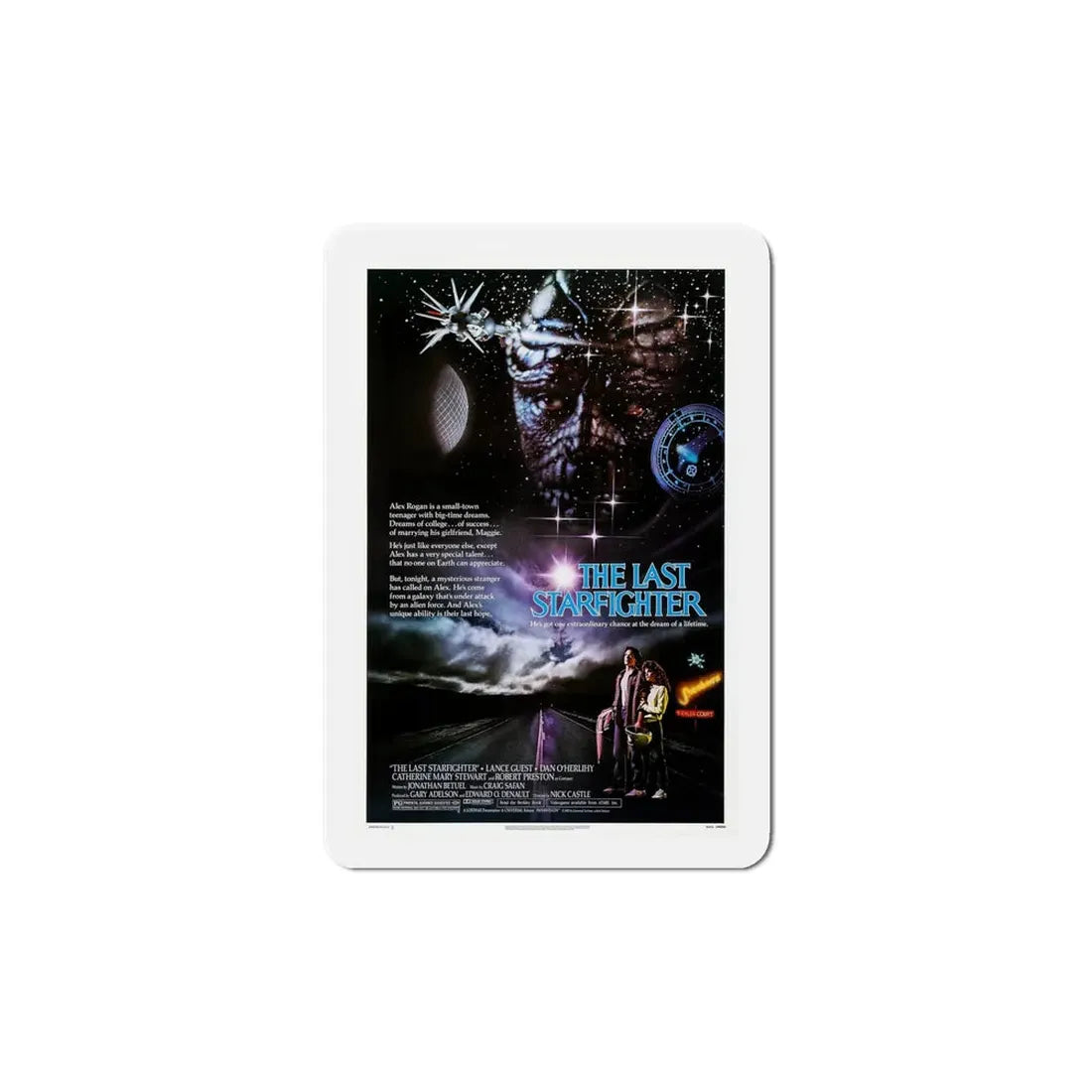 The Last Starfighter 1984 Movie Poster Refrigerator Magnet 6 Inch - The Sticker Space