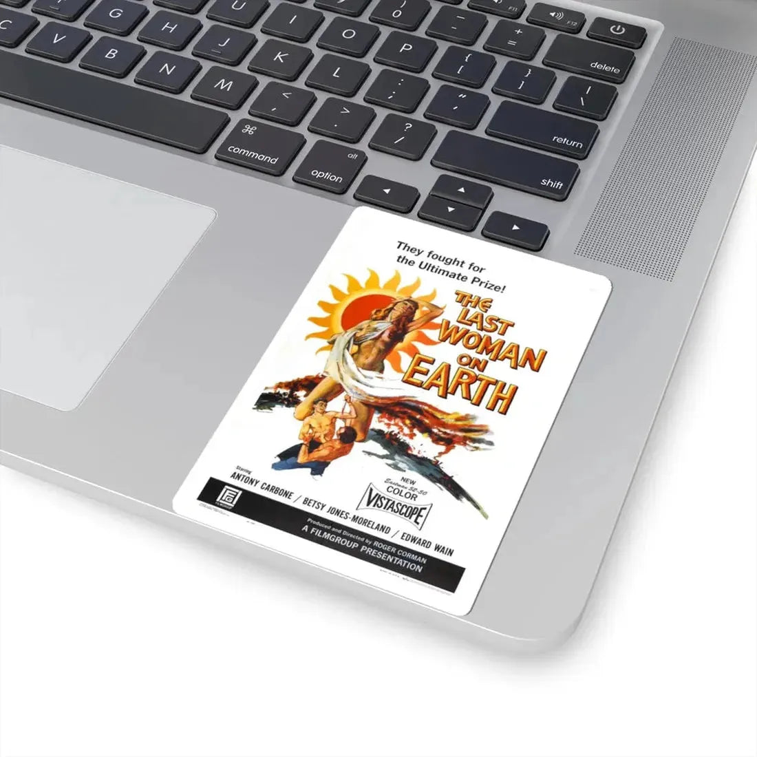 THE LAST WOMAN ON EARTH 1960 Movie Poster - STICKER Vinyl Kiss-Cut Decal - The Sticker Space