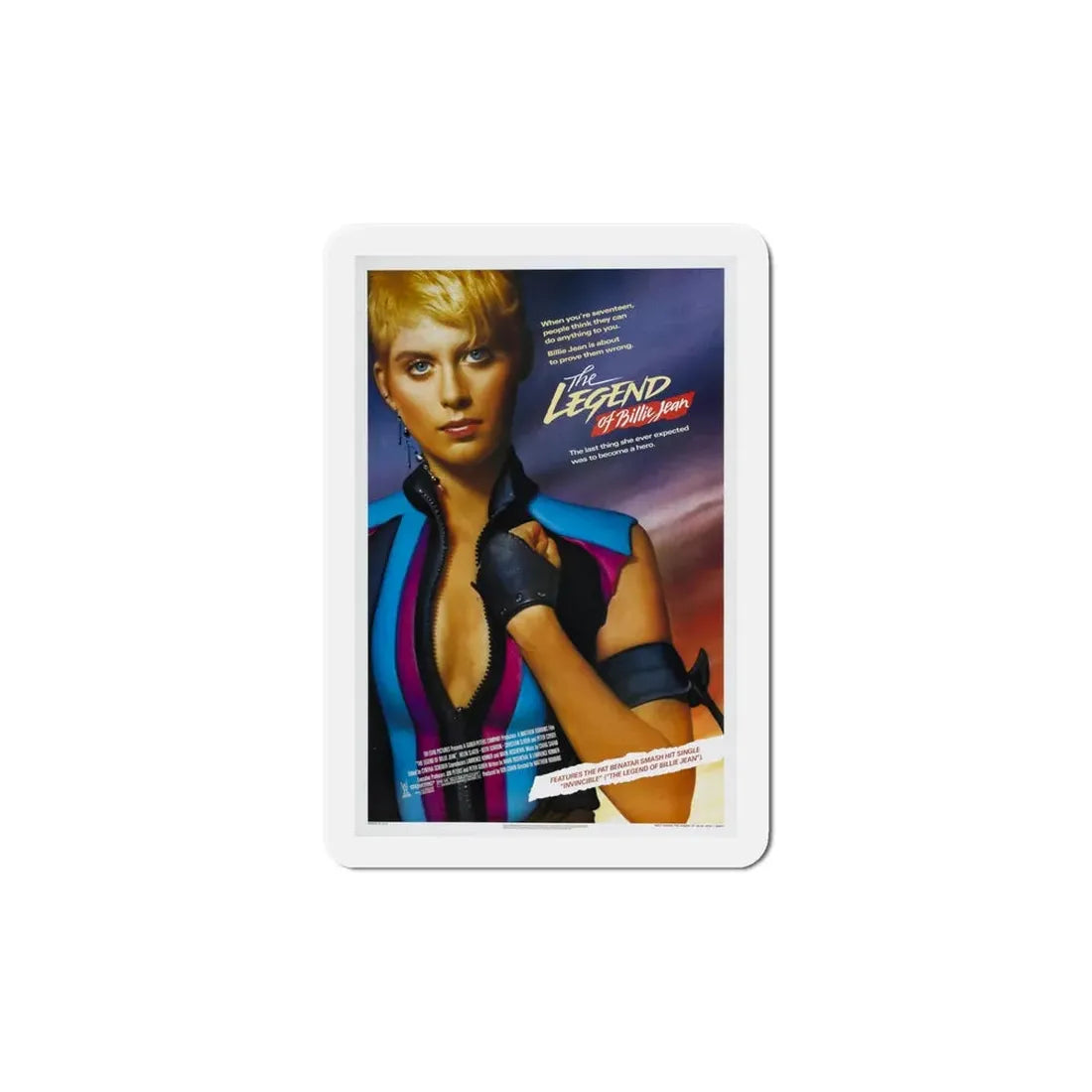 The Legend of Billie Jean 1985 Movie Poster Refrigerator Magnet 6 Inch - The Sticker Space