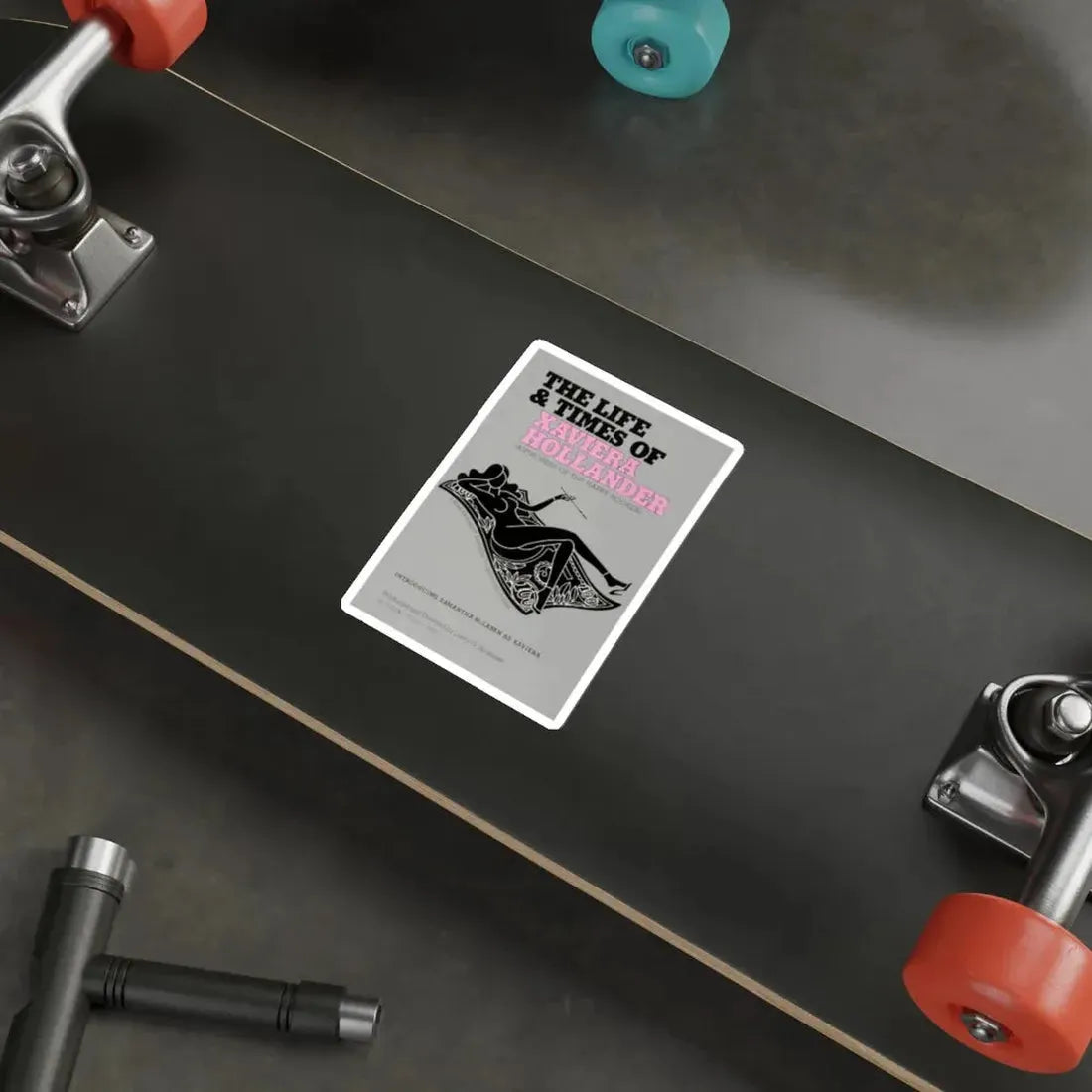 THE LIFE AND TIMES OF XAVIERA HOLLANDER 1974 Movie Poster STICKER Vinyl Die-Cut Decal - The Sticker Space