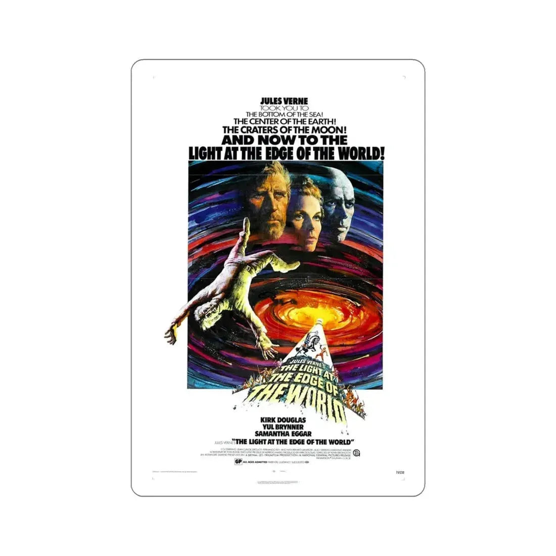 The Light at the Edge of the World 1971 Movie Poster STICKER Vinyl Die-Cut Decal 5 Inch - The Sticker Space