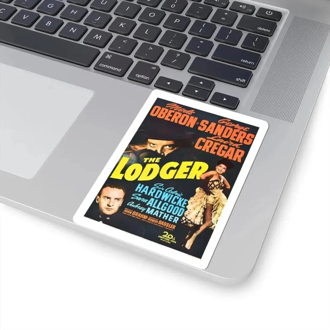 THE LODGER 1944 Movie Poster - STICKER Vinyl Kiss-Cut Decal - The Sticker Space