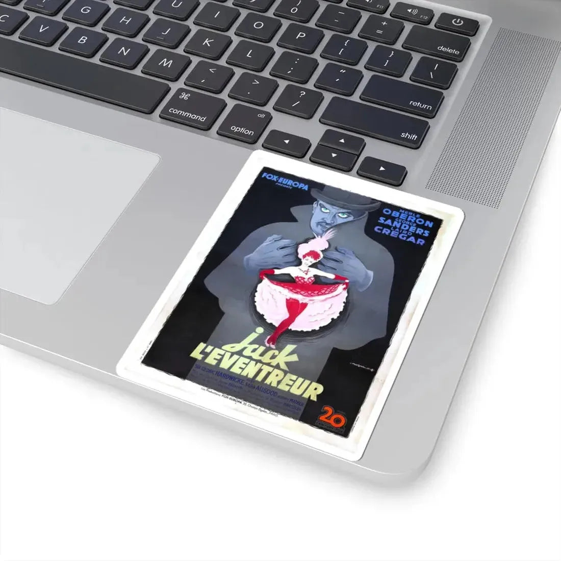 THE LODGER (FRENCH) 1944 Movie Poster - STICKER Vinyl Kiss-Cut Decal - The Sticker Space