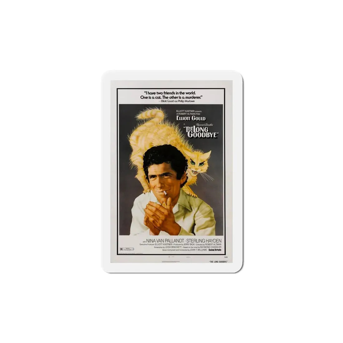 The Long Goodbye 1973 4 Movie Poster Refrigerator Magnet 6 Inch - The Sticker Space