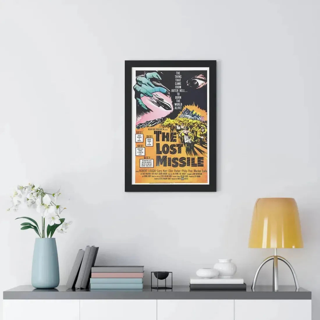 THE LOST MISSILE 1958 - Framed Movie Poster - The Sticker Space