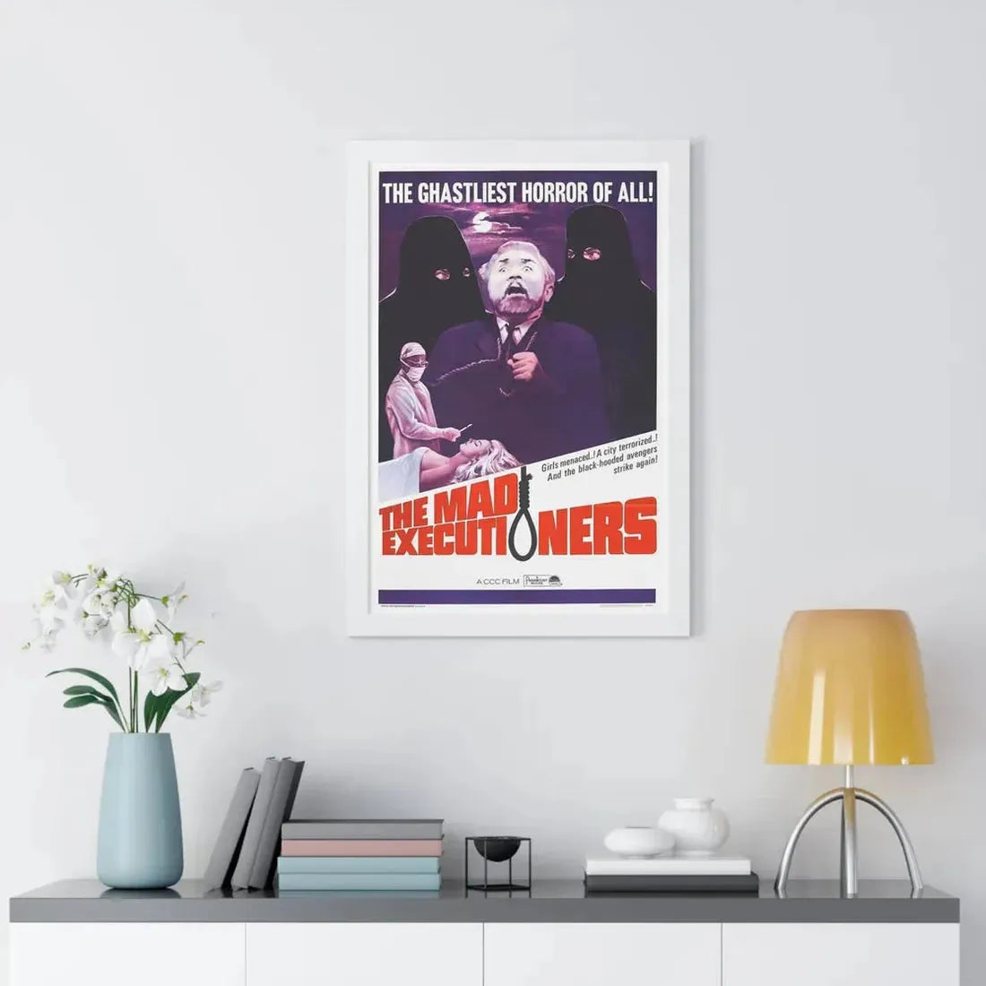 THE MAD EXECUTIONERS 1963 - Framed Movie Poster - The Sticker Space