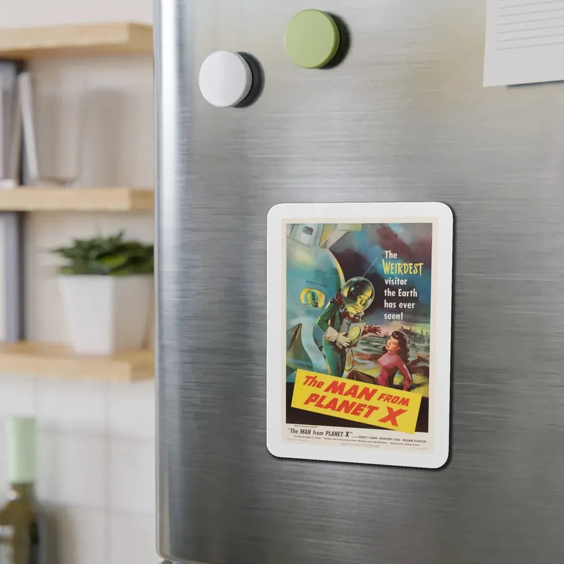 The Man from Planet X 1951 Movie Poster Refrigerator Magnet - The Sticker Space