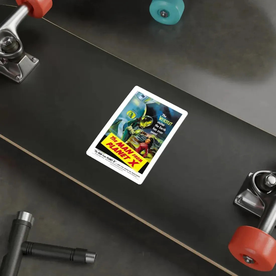 THE MAN FROM PLANET X 1951 Movie Poster STICKER Vinyl Die-Cut Decal - The Sticker Space