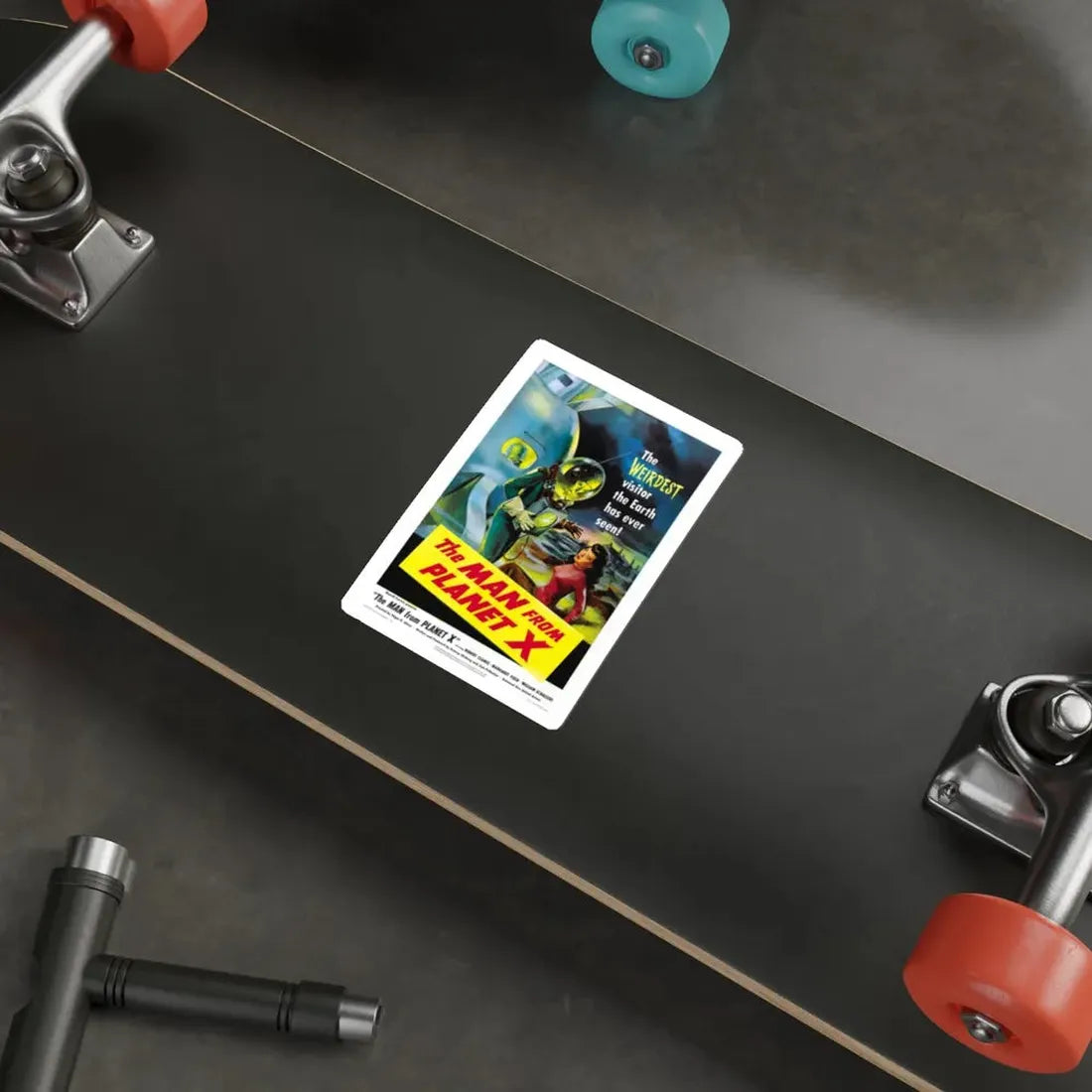 THE MAN FROM PLANET X 1951 Movie Poster STICKER Vinyl Die-Cut Decal - The Sticker Space