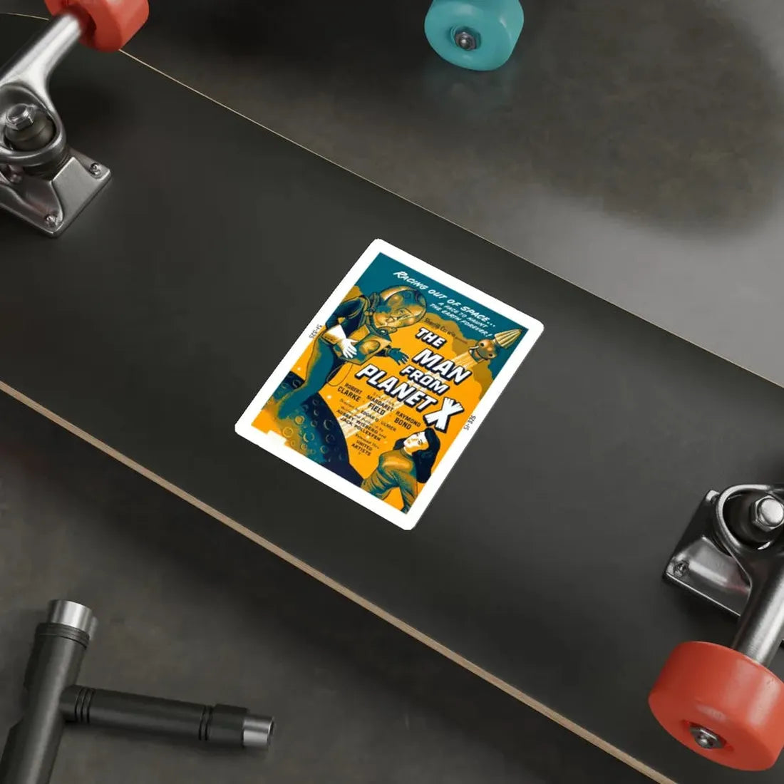 THE MAN FROM PLANET X (3) 1951 Movie Poster STICKER Vinyl Die-Cut Decal - The Sticker Space