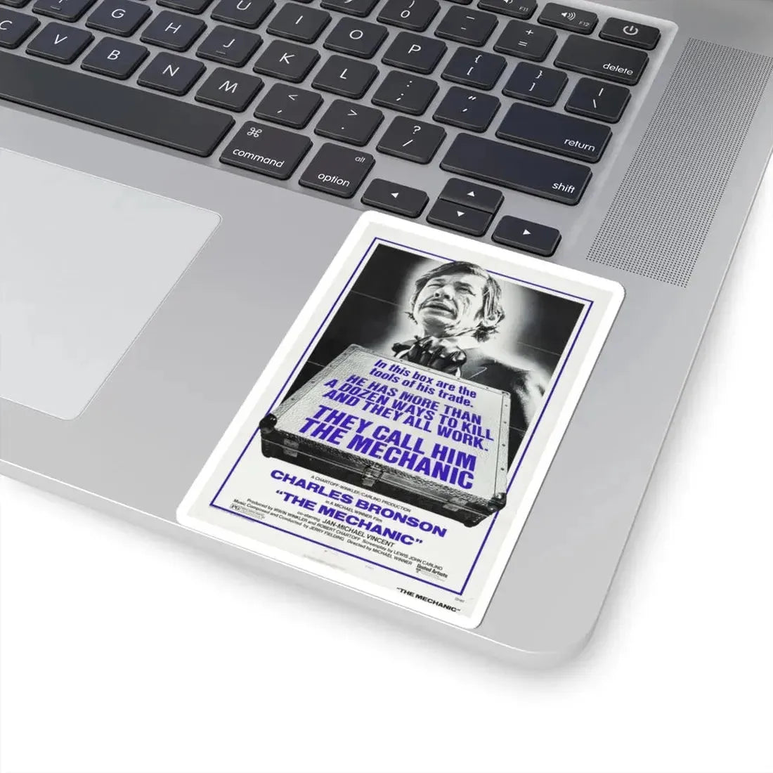 The Mechanic 1972 Movie Poster - STICKER Vinyl Kiss-Cut Decal - The Sticker Space