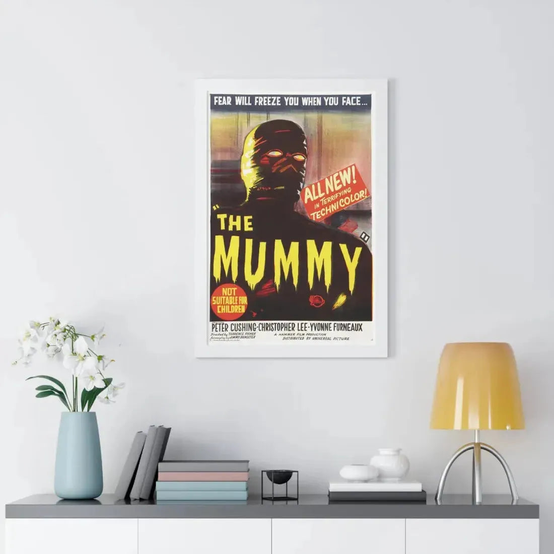 THE MUMMY (1959) 2 - Framed Movie Poster - The Sticker Space