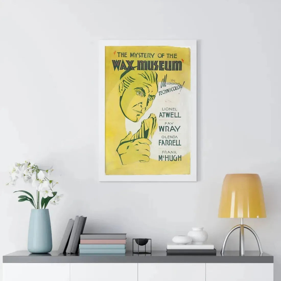 THE MYSTERY OF THE WAX MUSEUM (2) 1933 - Framed Movie Poster - The Sticker Space