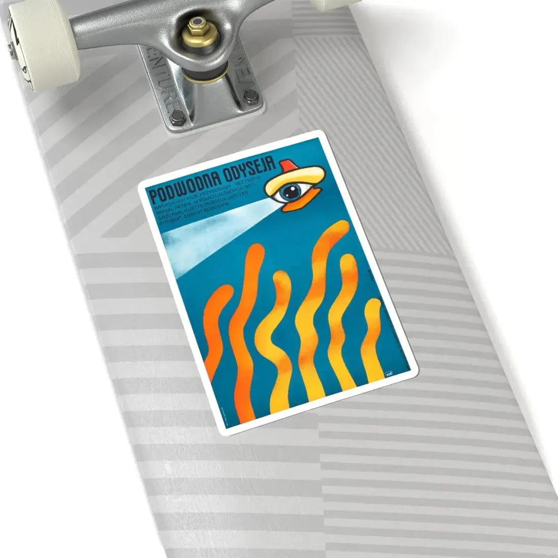 THE NEPTUNE FACTOR (POLISH) 1973 Movie Poster - STICKER Vinyl Kiss-Cut Decal - The Sticker Space