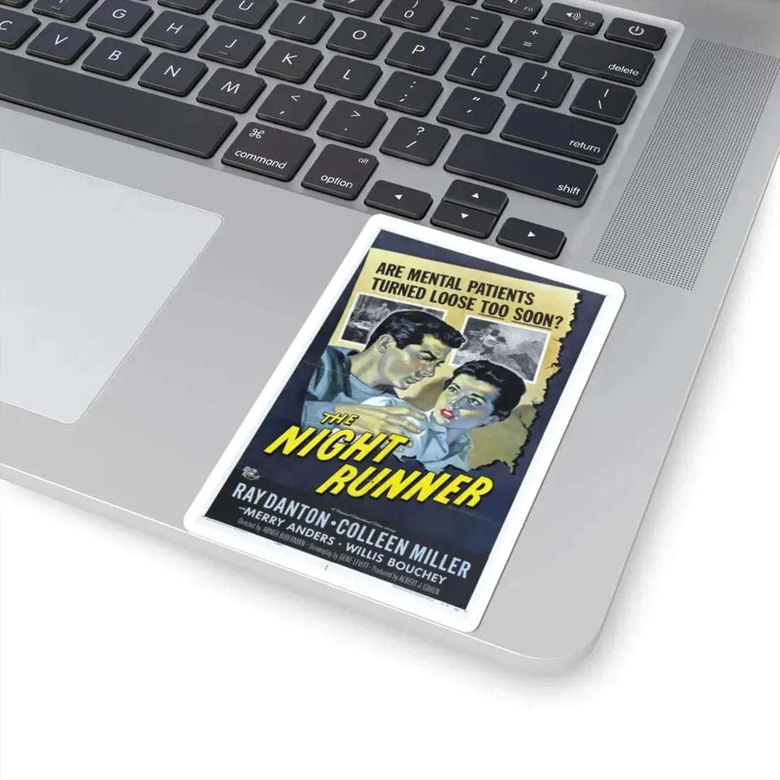 The Night Runner 1957 Movie Poster - STICKER Vinyl Kiss-Cut Decal - The Sticker Space