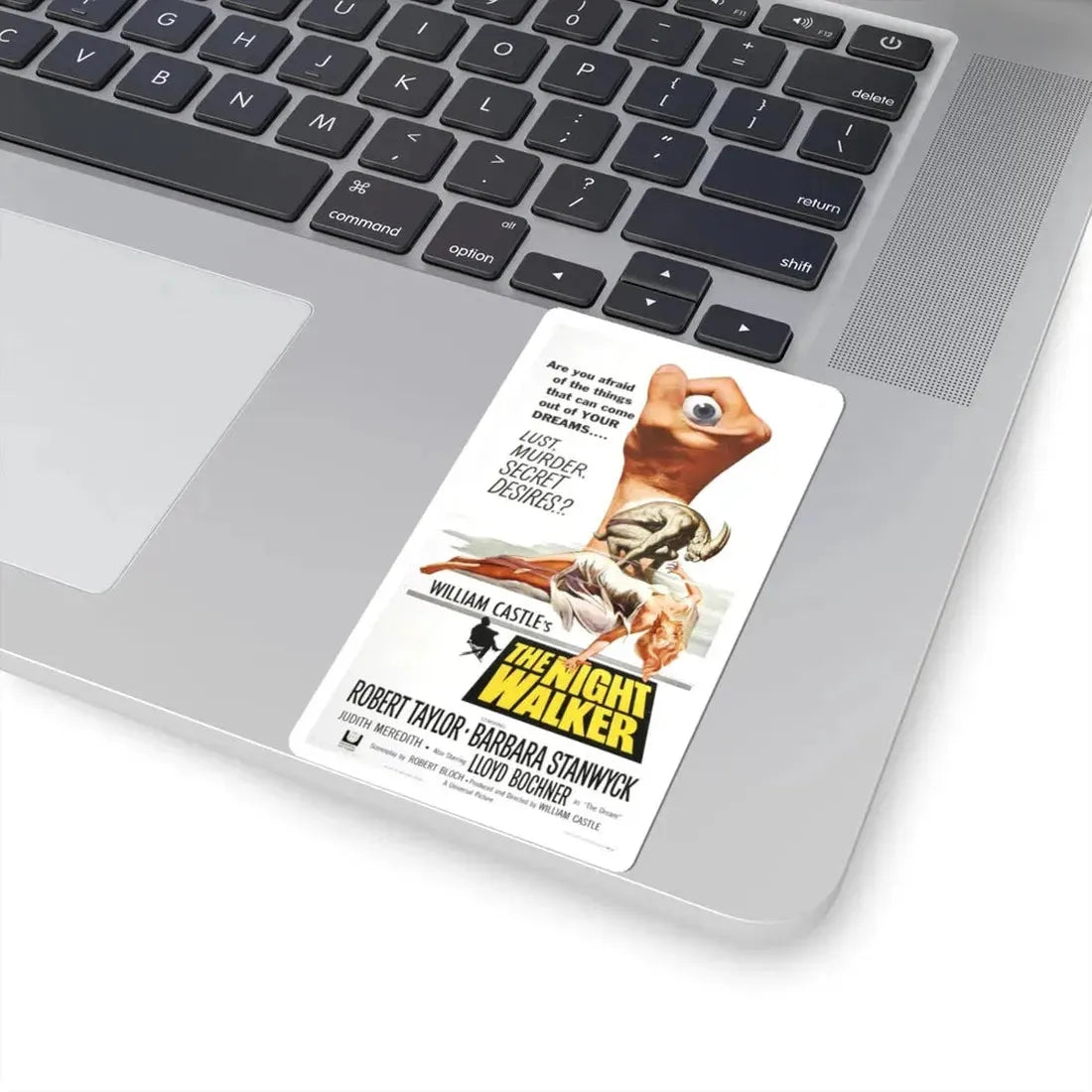 THE NIGHT WALKER (2) 1964 Movie Poster - STICKER Vinyl Kiss-Cut Decal - The Sticker Space