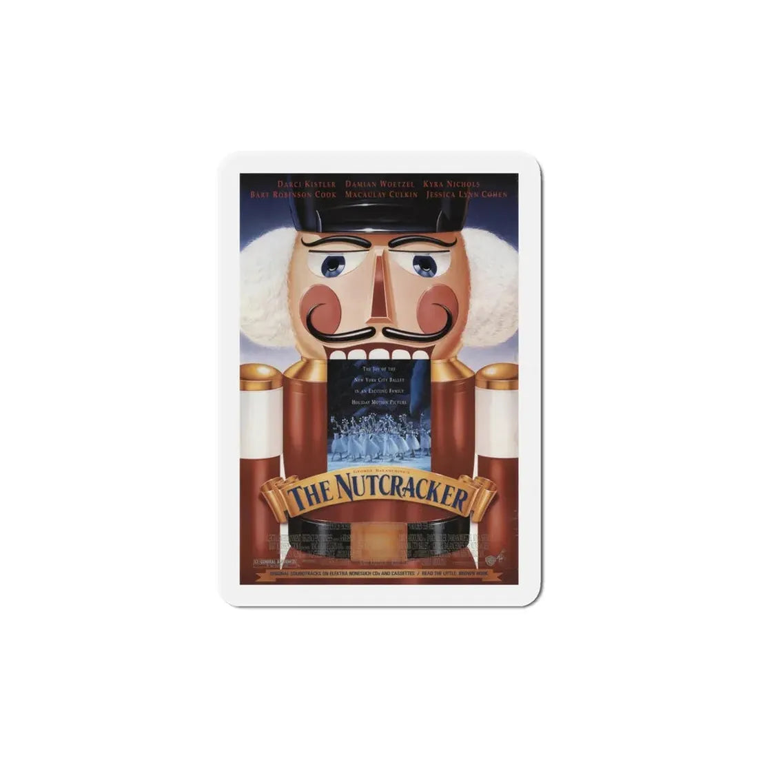 The Nutcracker 1993 Movie Poster Refrigerator Magnet 6 Inch - The Sticker Space