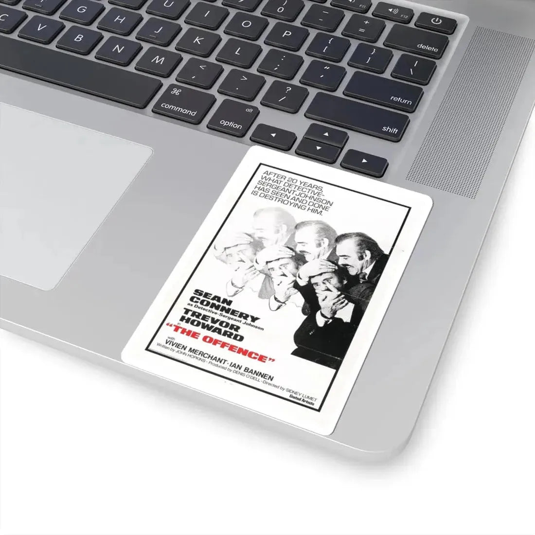 The Offence 1973 Movie Poster - STICKER Vinyl Kiss-Cut Decal - The Sticker Space