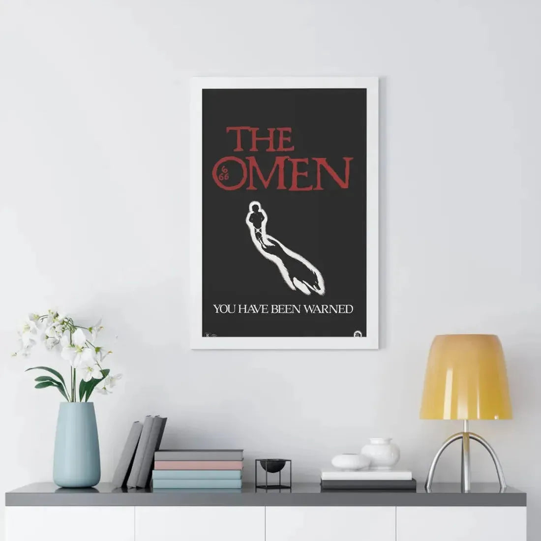 THE OMEN (TEASER) 1976 - Framed Movie Poster - The Sticker Space