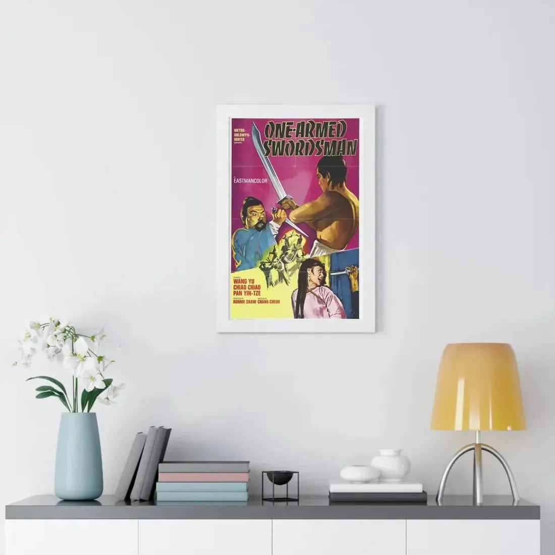THE ONE-ARMED SWORDSMAN 1967 - Framed Movie Poster - The Sticker Space