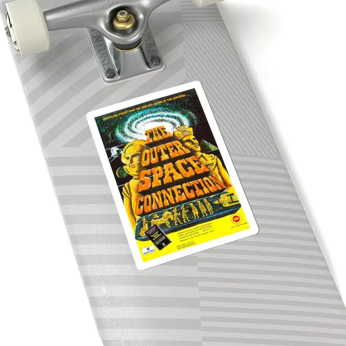 THE OUTER SPACE CONNECTION 1975 Movie Poster - STICKER Vinyl Kiss-Cut Decal - The Sticker Space