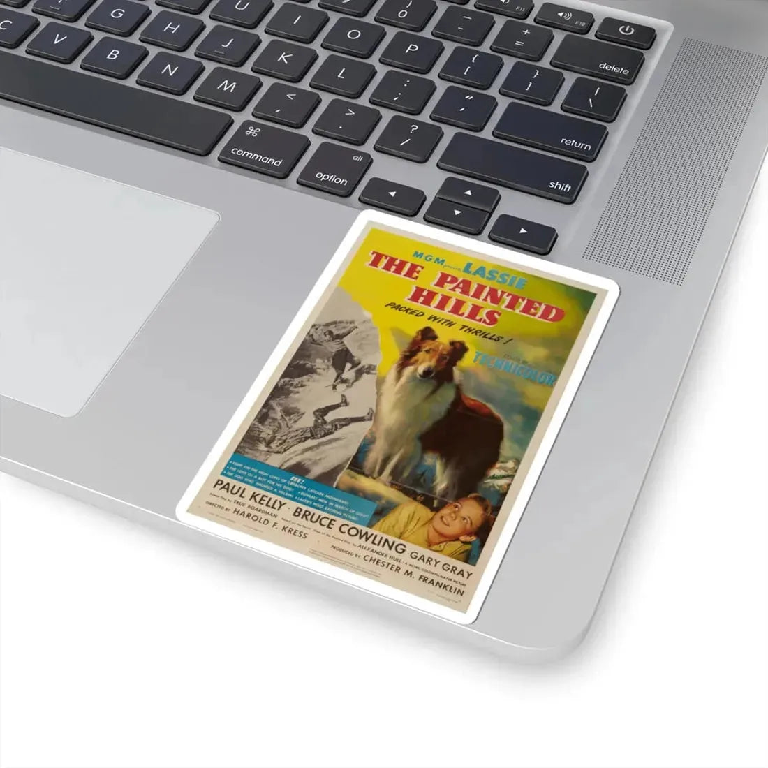 The Painted Hills 1951 Movie Poster - STICKER Vinyl Kiss-Cut Decal - The Sticker Space