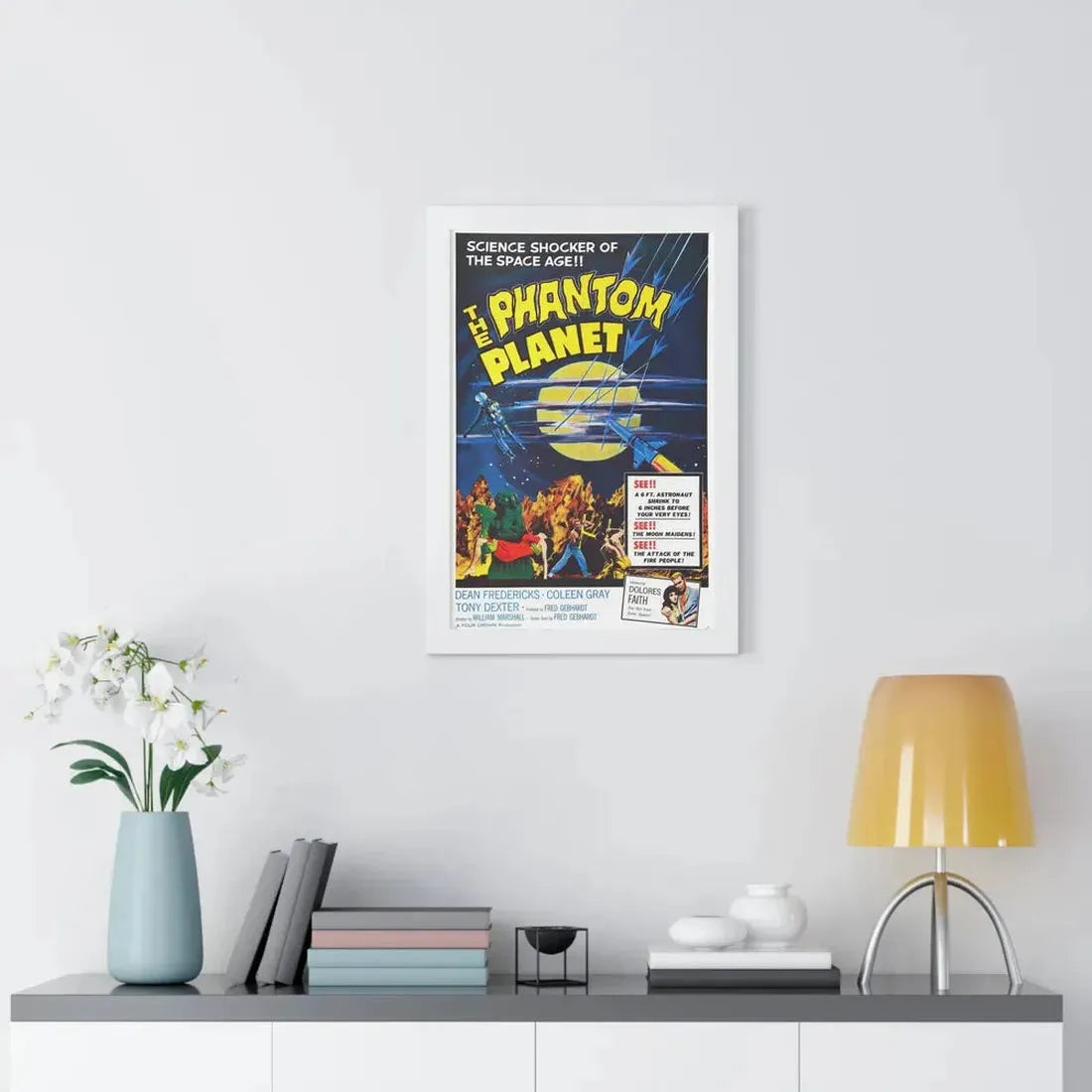 THE PHANTOM PLANET 1961 - Framed Movie Poster - The Sticker Space