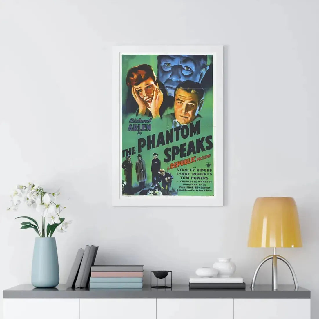 THE PHANTOM SPEAKS 1945 - Framed Movie Poster - The Sticker Space