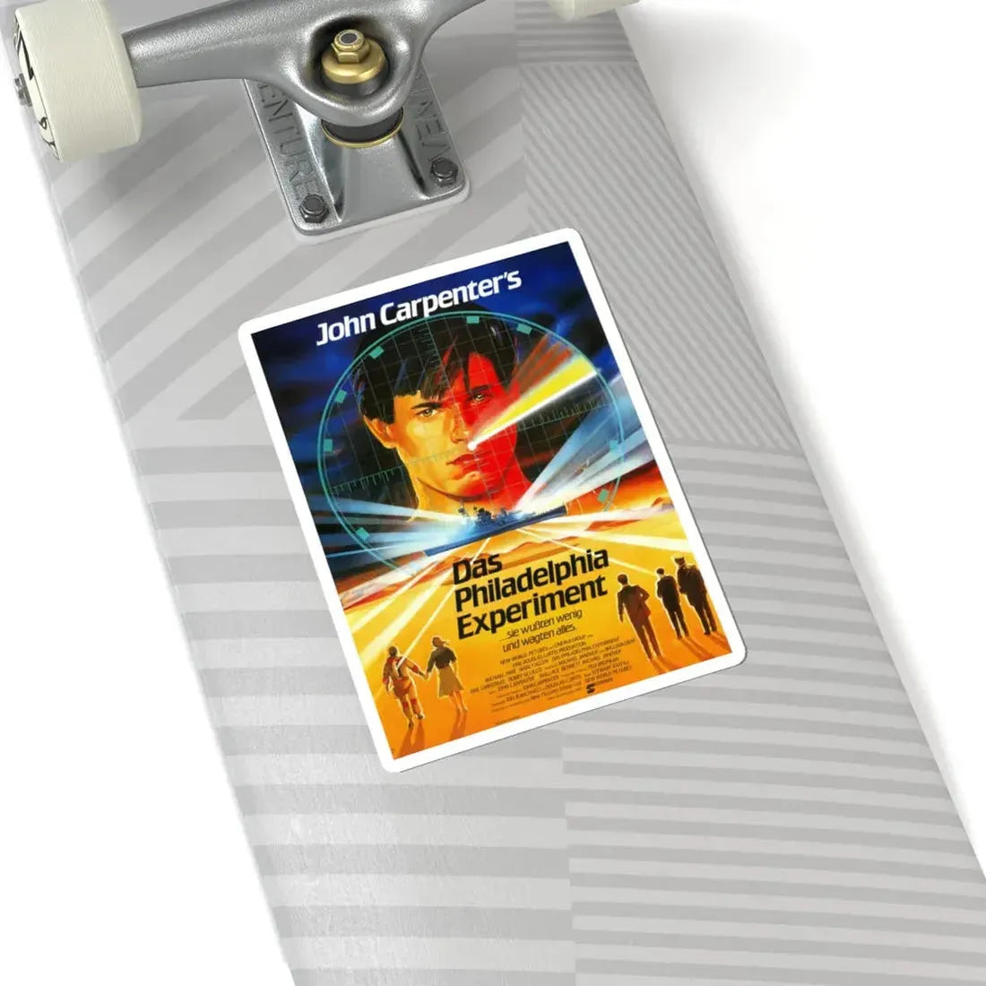 THE PHILADELPHIA EXPERIMENT (GERMAN) 1984 Movie Poster - STICKER Vinyl Kiss-Cut Decal - The Sticker Space