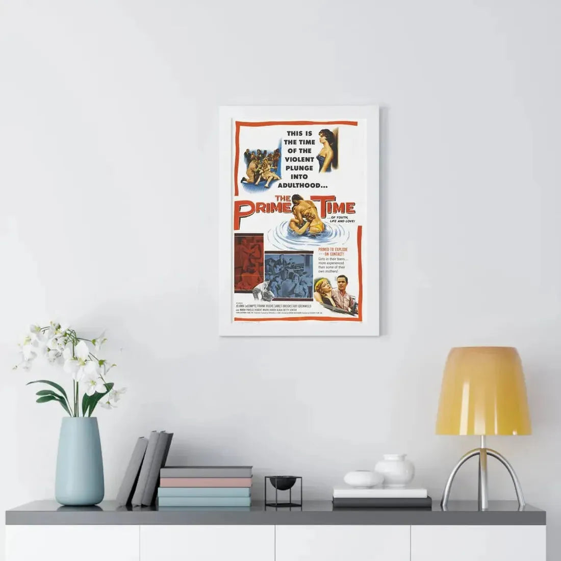 THE PRIME TIME 1960 - Framed Movie Poster - The Sticker Space