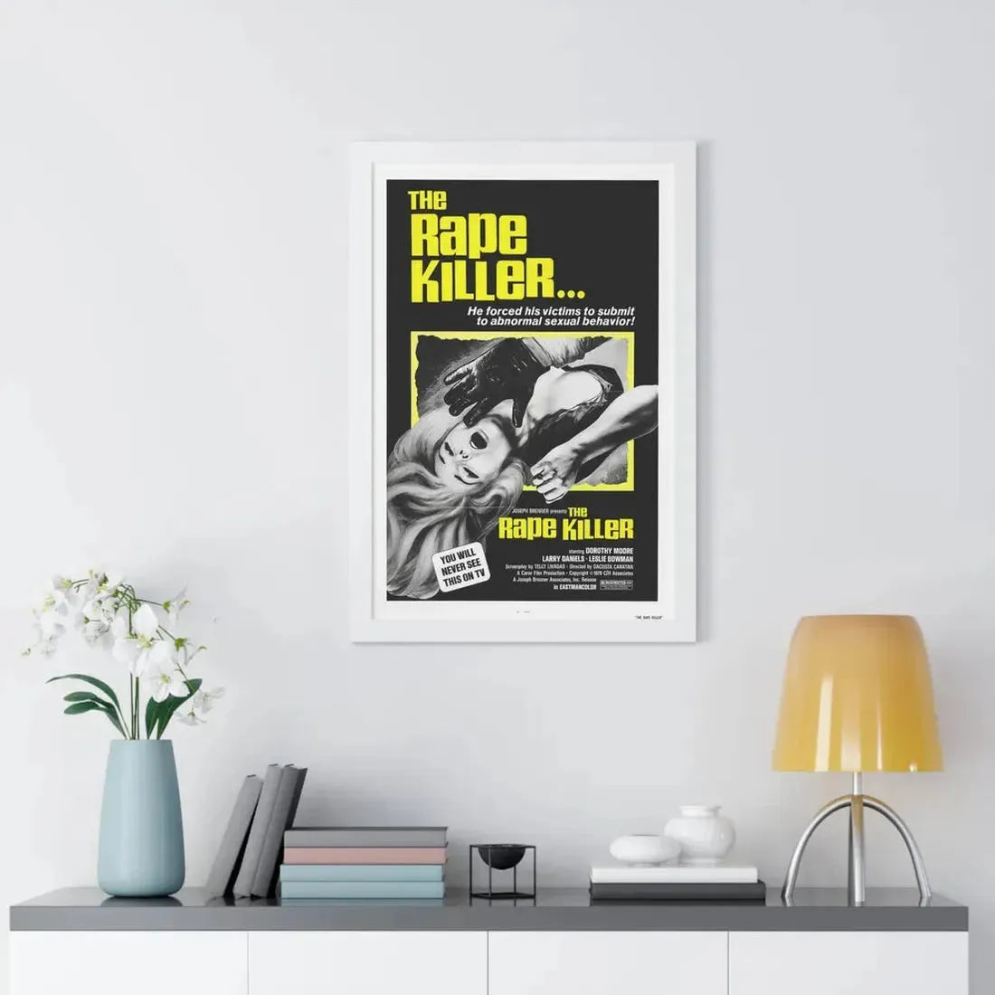 THE RAPE KILLER 1976 - Framed Movie Poster - The Sticker Space