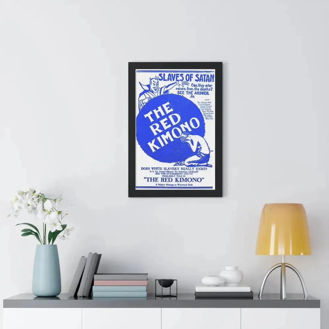 THE RED KIMONO 1925 - Framed Movie Poster - The Sticker Space
