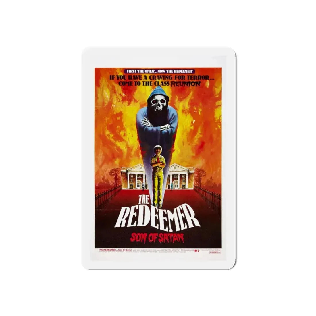 THE REDEEMER 1965 Movie Poster - Refrigerator Magnet 5 Inch - The Sticker Space