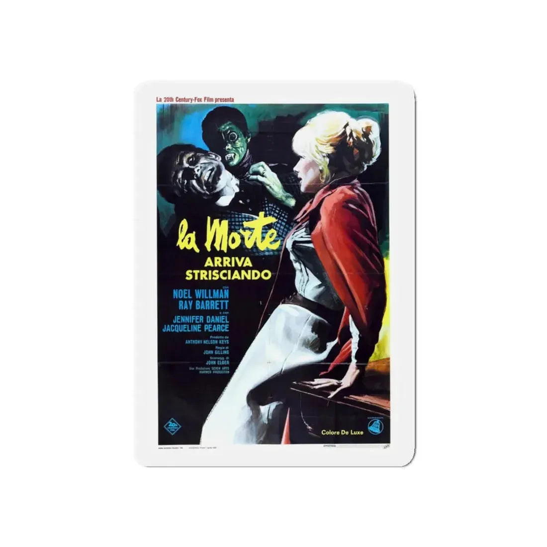 THE REPTILE (2) 1966 Movie Poster - Refrigerator Magnet 5 Inch - The Sticker Space