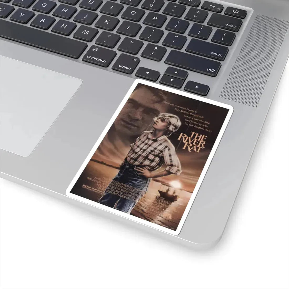The River Rat 1984 Movie Poster - STICKER Vinyl Kiss-Cut Decal - The Sticker Space