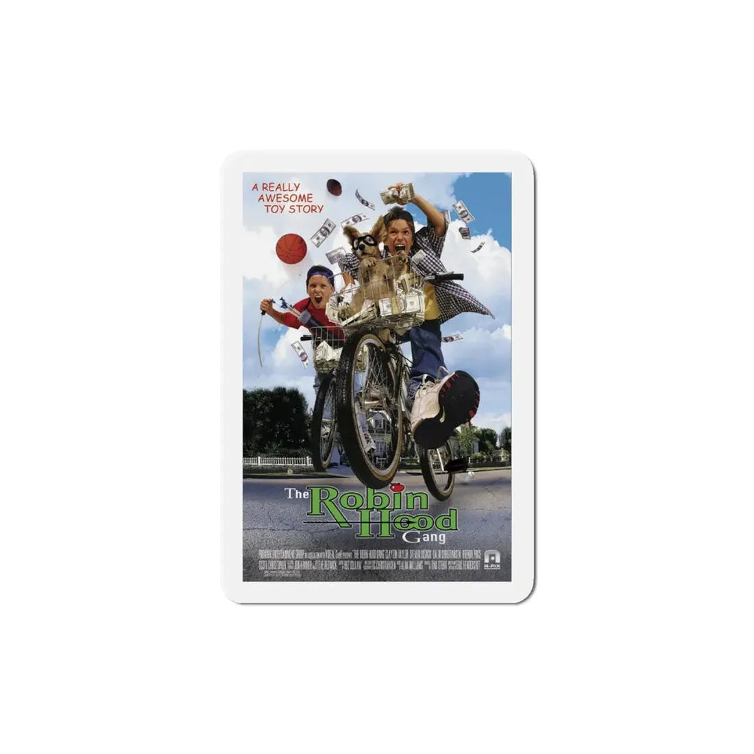 The Robin Hood Gang aka Angels in the Attic 1998 Movie Poster Refrigerator Magnet 6 Inch - The Sticker Space